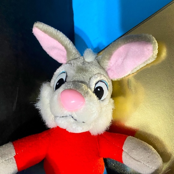 WALT DISNEY VTG 80s BRER RABBIT PLUSH CHARACTER FROM SPLASH MOUNTAIN 8” - Picture 6 of 14